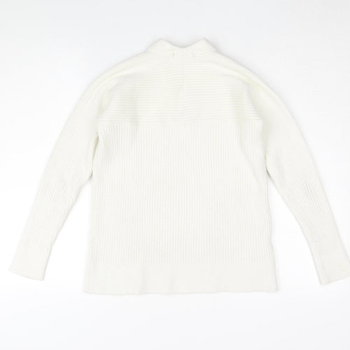 Mango Women’s Ivory Pullover V-Neck Jumper S