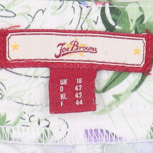 Joe Browns Women's Floral Pencil Skirt Size 16 Multicoloured