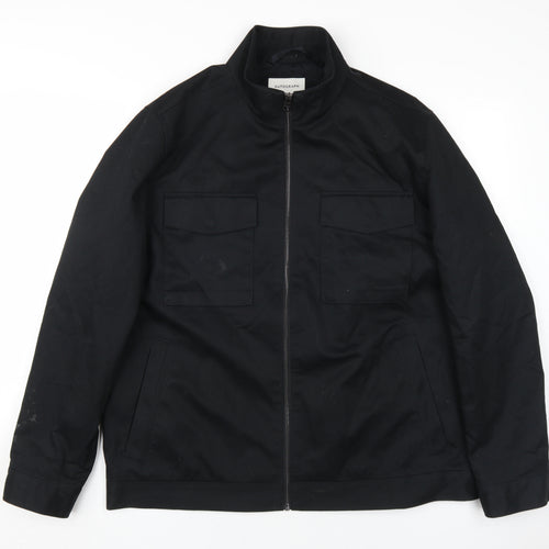 Men's XL Black Military Jacket by Marks and Spencer