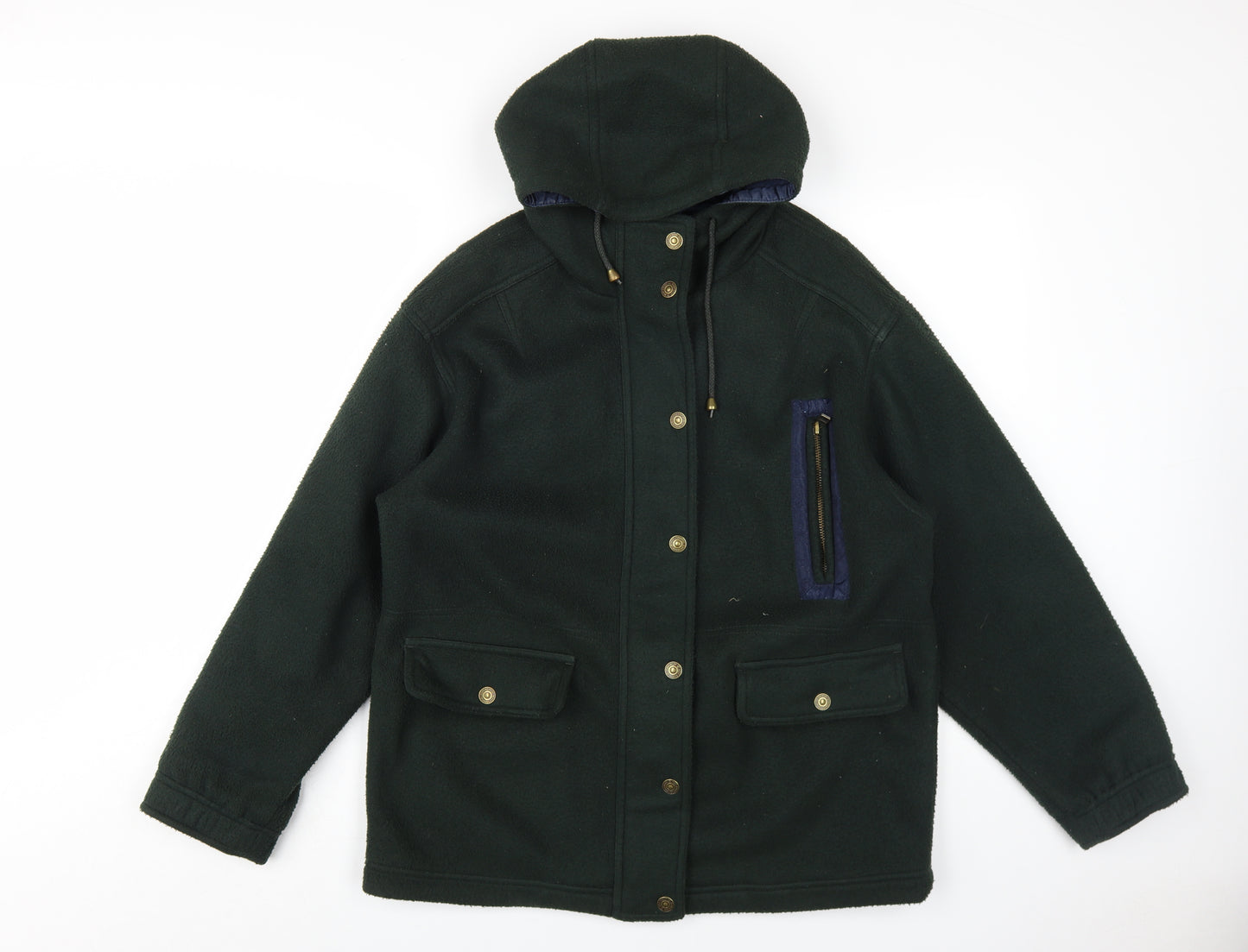 Next Women's Green Parka Jacket, Size S, Hooded