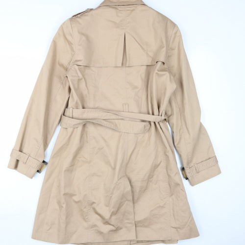 Marks and Spencer Women's Beige Trench Coat Size 14 Classic