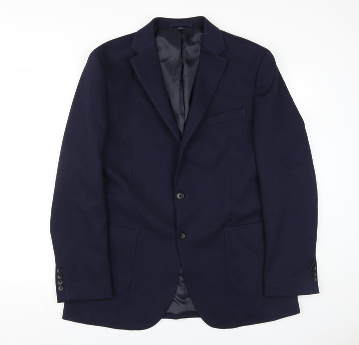 Marks and Spencer Men's Blue Blazer 42 Long