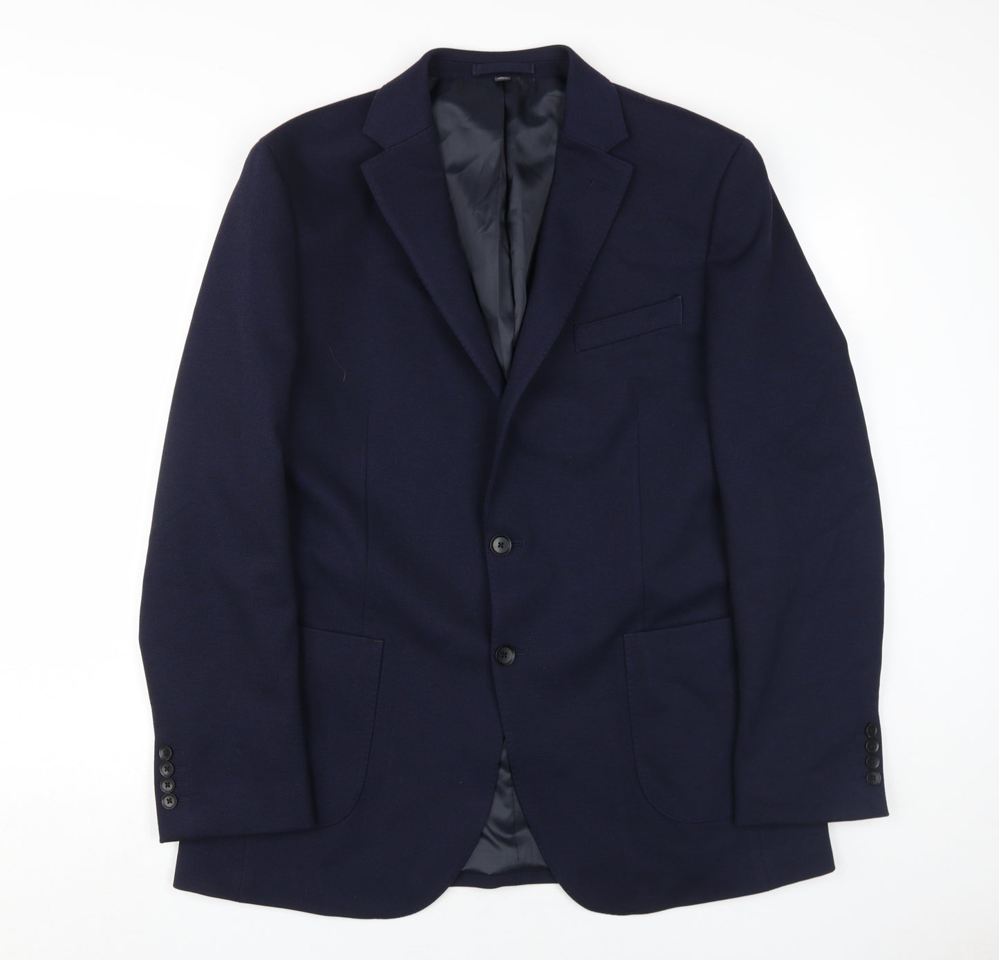 Marks and Spencer Men's Blue Blazer 42 Long