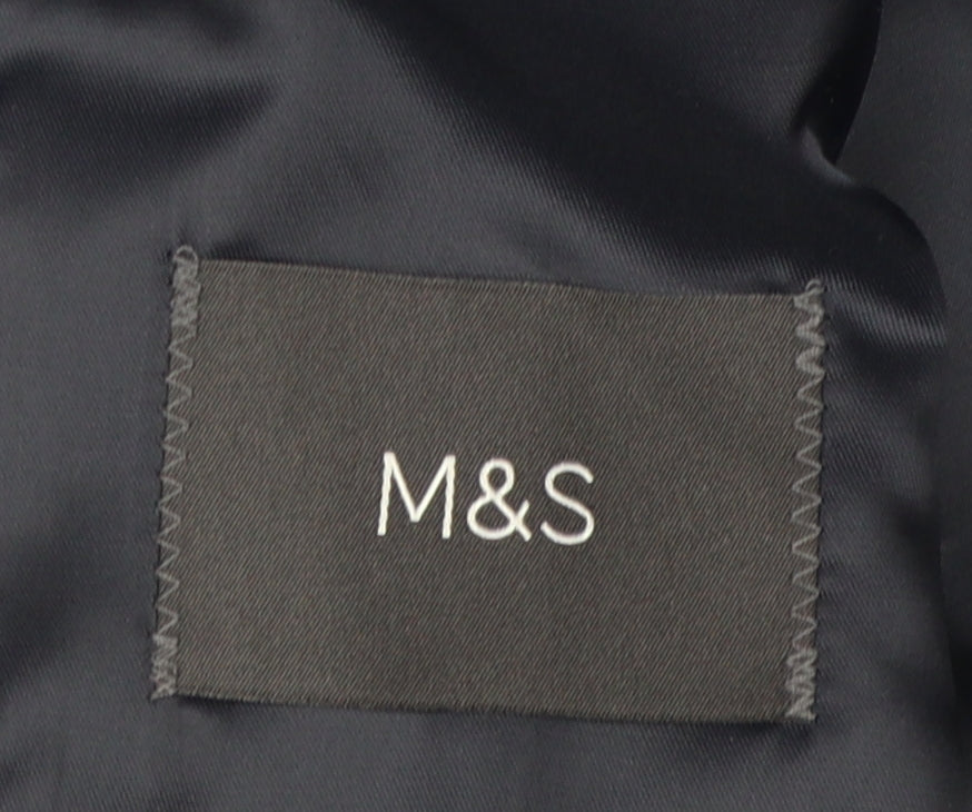 Marks and Spencer Men's Blue Blazer 42 Long