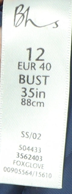 BHS Women's Blue Blazer, Size 12, Spring Classic Jacket