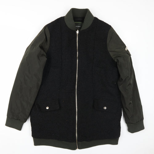 Next Women's Black Bomber Jacket Size 12