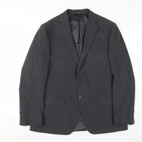 Marks and Spencer Men's Black 42R Blazer, Notch Lapel, New