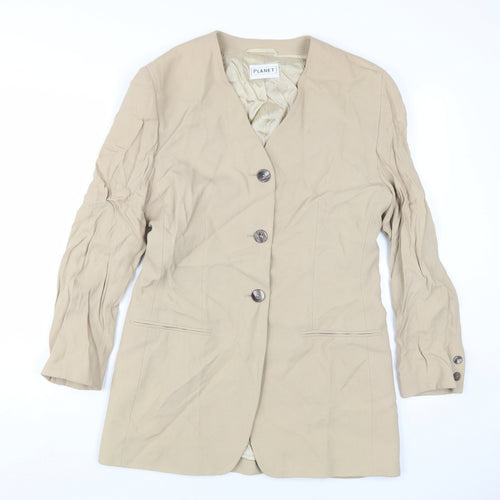 Planet Women's Beige Blazer Size 10 for Business/Casual