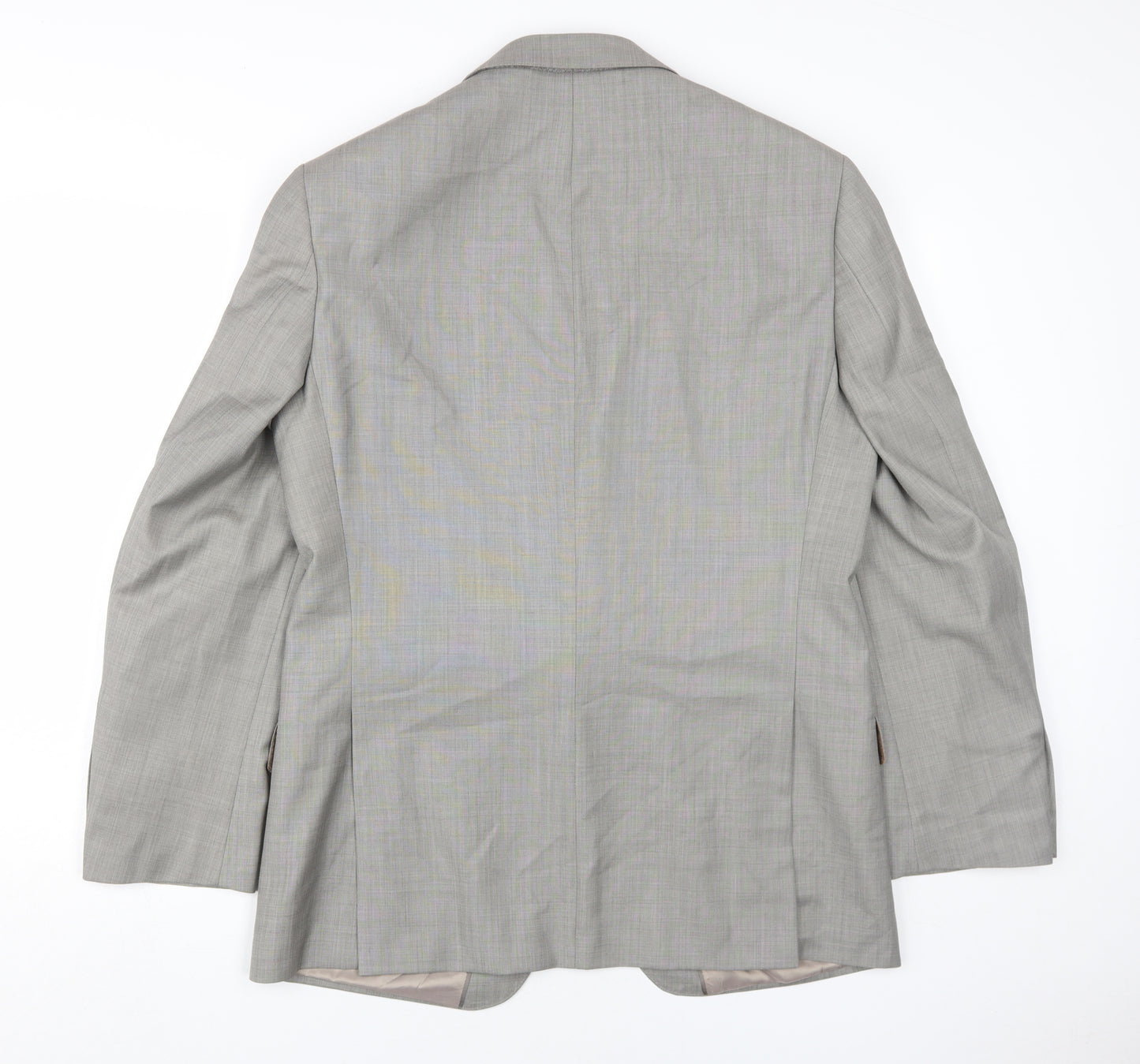 Marks and Spencer Men's Grey Wool Suit Jacket 40R