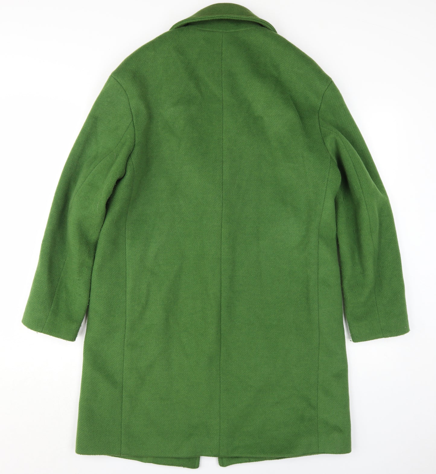 Marks and Spencer Women's Green Long Overcoat Size 10