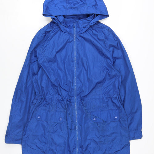 St John's Bay Men's Blue XL Windbreaker Jacket