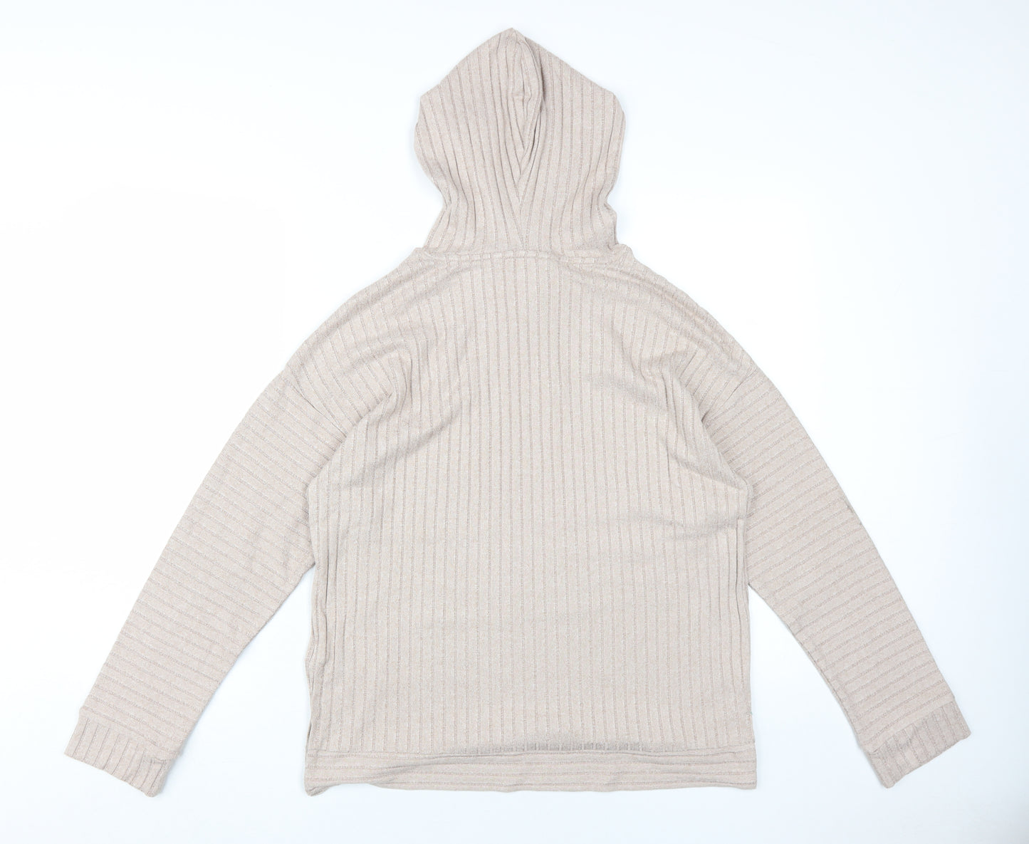 Lipsy Women's Beige Hoodie UK 12 - Stylish & Comfortable
