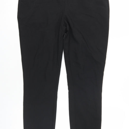 Next Women's Black Straight Trousers Size 8 Workwear