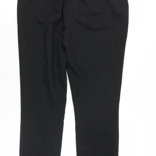 Next Women's Black Straight Trousers Size 8 Workwear