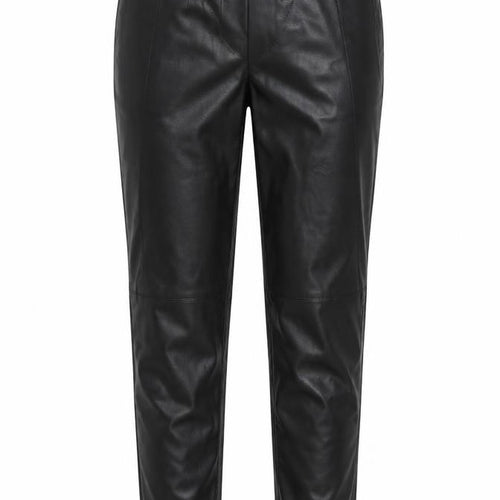 Zara Women's Black Faux Leather Jeggings, Size S