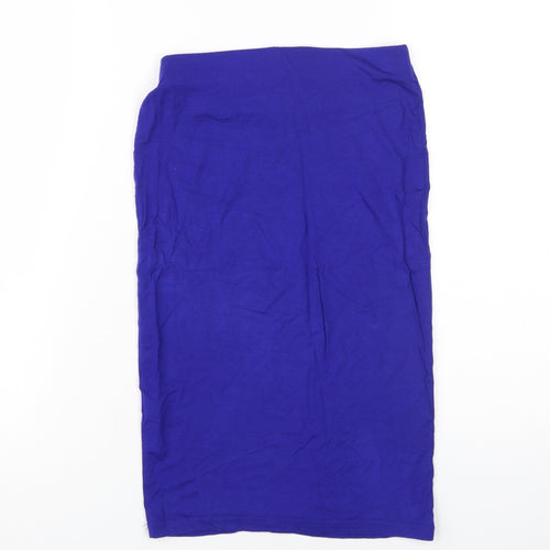 Forever 21 Women's Blue Midi Pencil Skirt, Size S