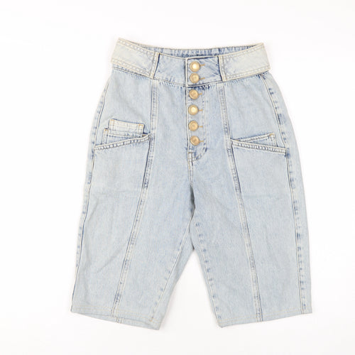 River Island Women's Blue Cropped Jeans, Size 8