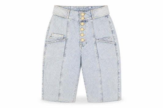 Front view of River Island Women's Blue Cropped Jeans, size 8