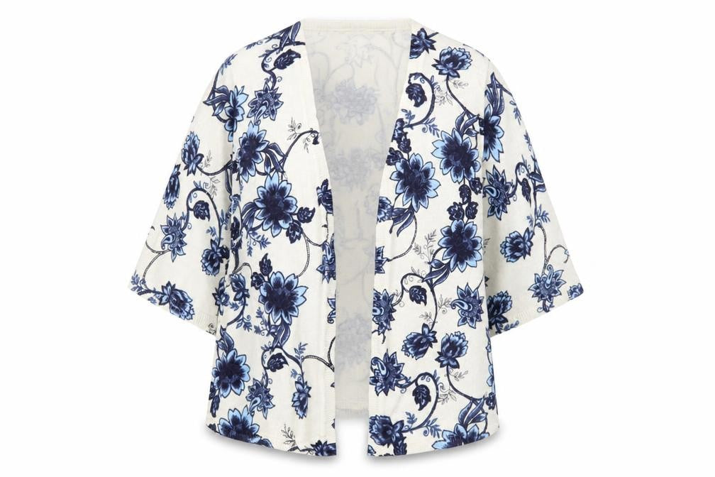 Dorothy Perkins Women's Multicoloured Floral Cardigan Size 14