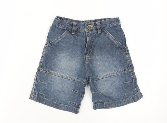 TU Boys Blue Denim Cargo Shorts 5 Years