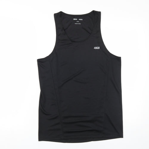 ASOS Unisex Black Tank Top S for Gym & Training