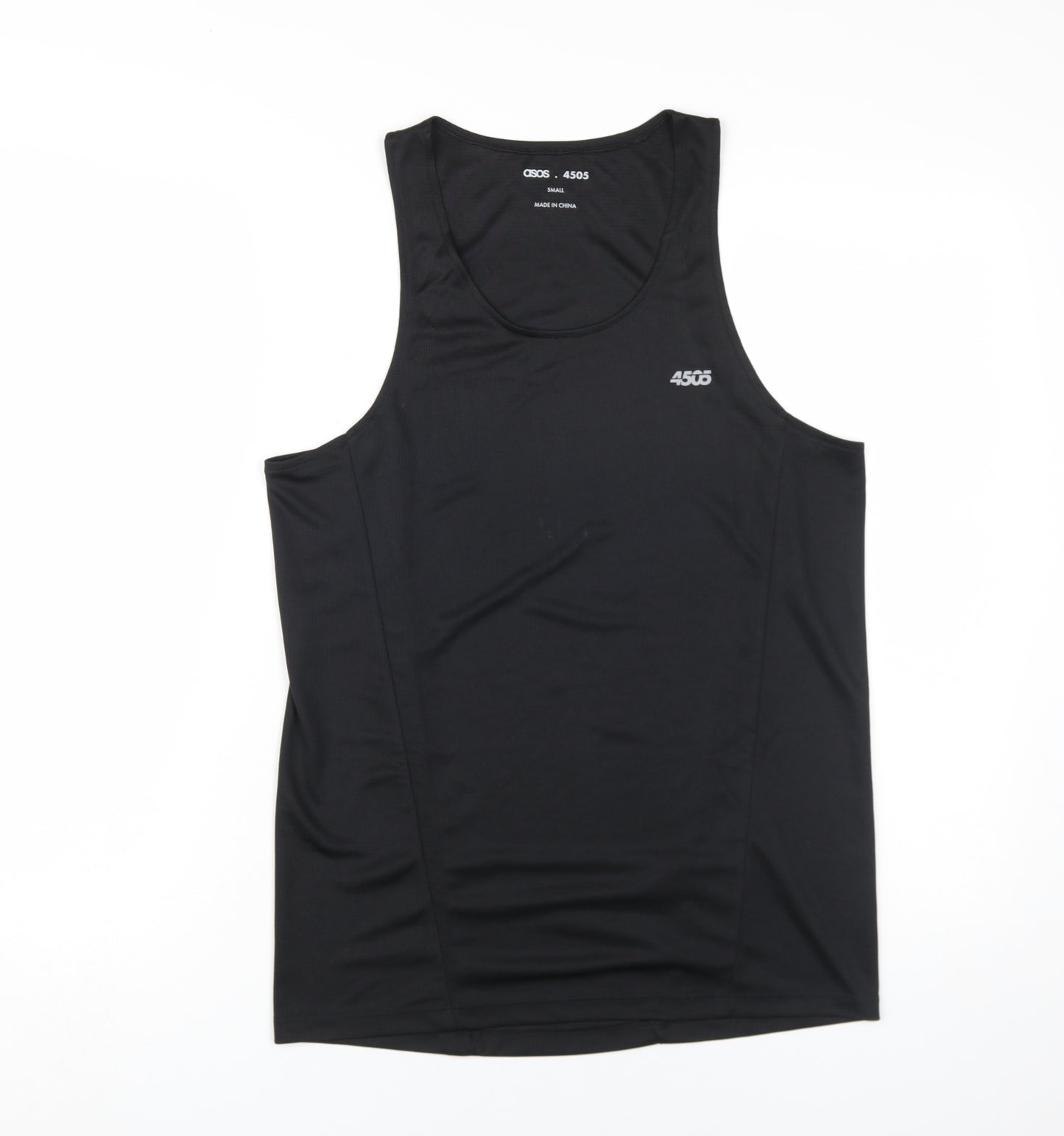 ASOS Unisex Black Tank Top S for Gym & Training