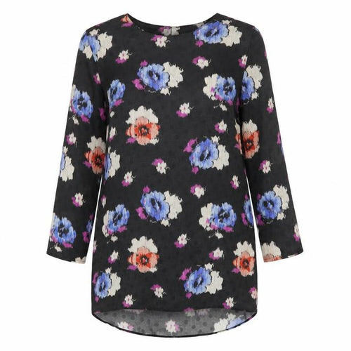 Topshop Women’s Multicoloured Floral Shift Dress UK 8