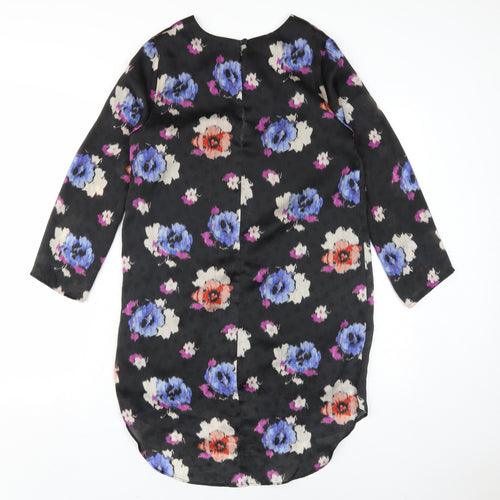 Topshop Women’s Multicoloured Floral Shift Dress UK 8