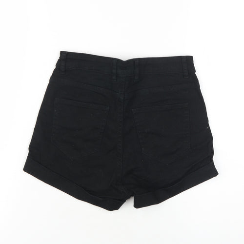 H&M Women's Black Chino Stretch Shorts, Size 6