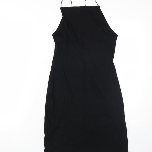 H&M Women's Black Medium Slip Dress