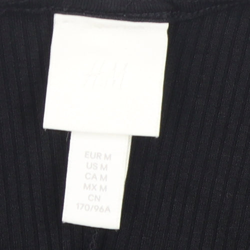H&M Women's Black Medium Slip Dress
