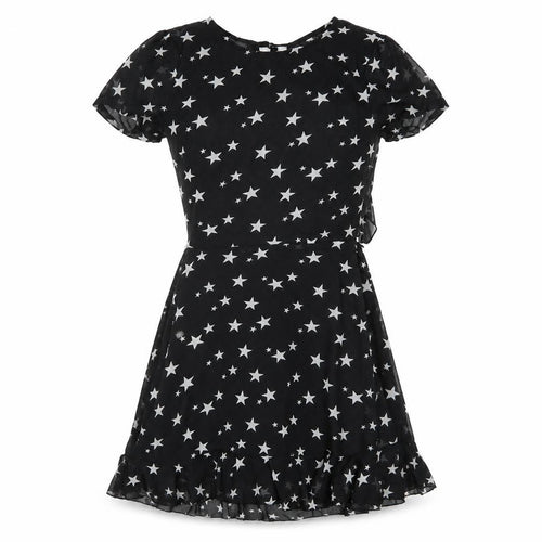 Nasty Gal Women's Black A-Line Star Dress Size 6