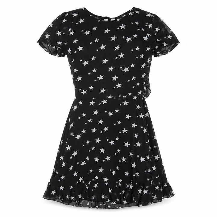 Nasty Gal Women's Black A-Line Star Dress Size 6