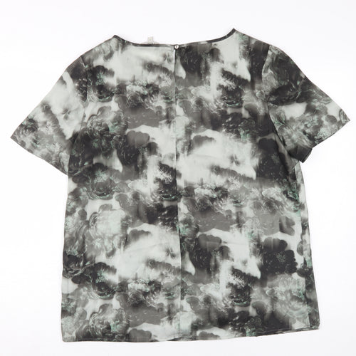 Next Women's Multicoloured Floral Blouse Size 14