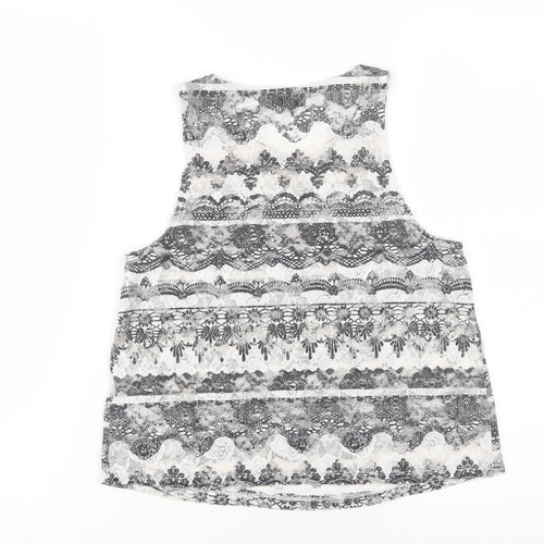 Topshop Women's Multi Lace Tank Top Size 6