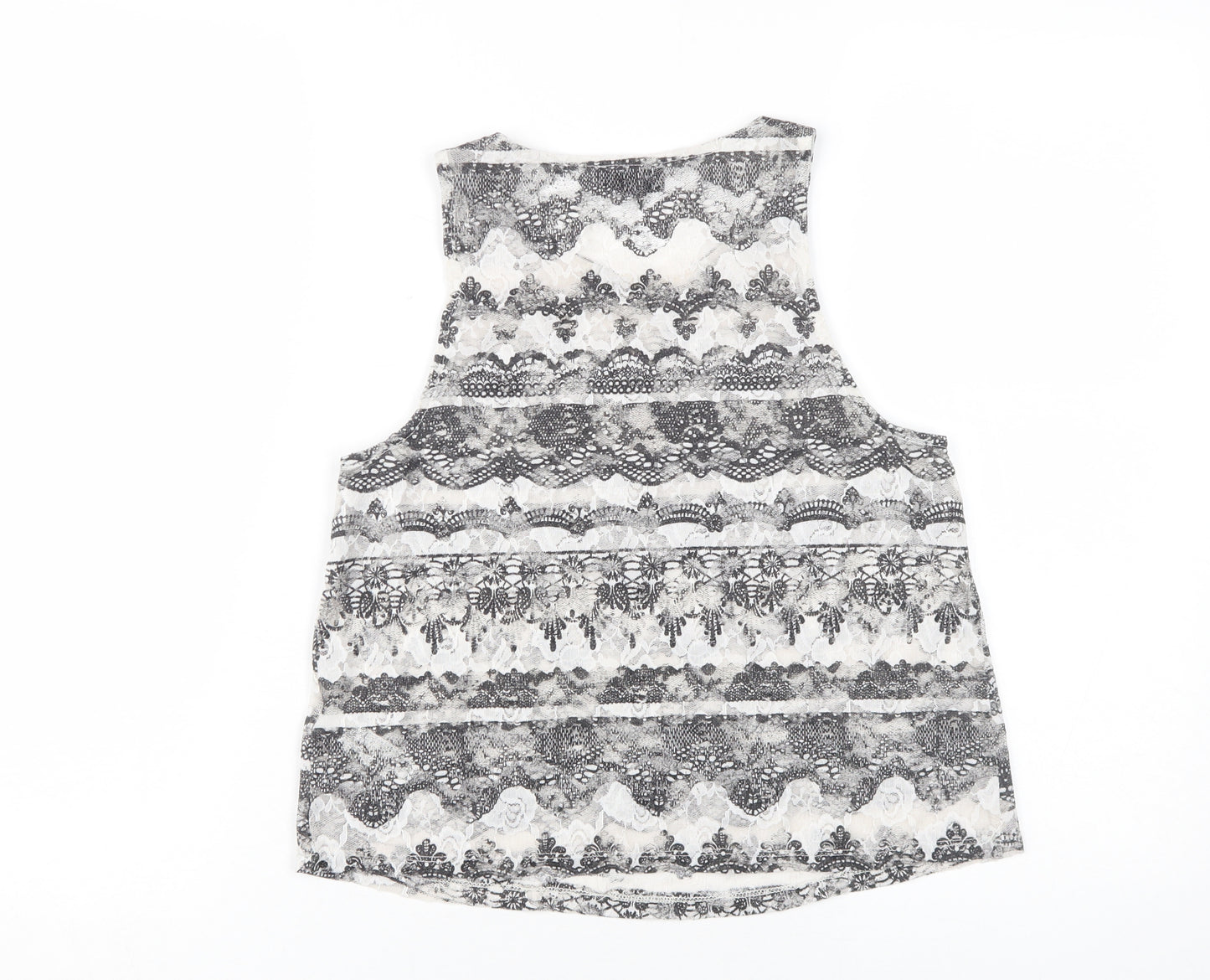 Topshop Women's Multi Lace Tank Top Size 6