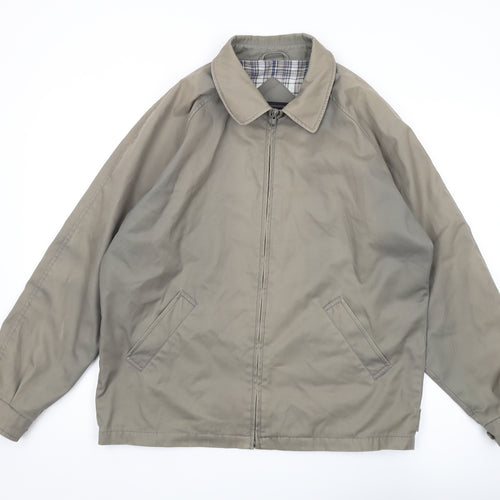 Greenwoods Men’s Beige Bomber Jacket M Regular Casual