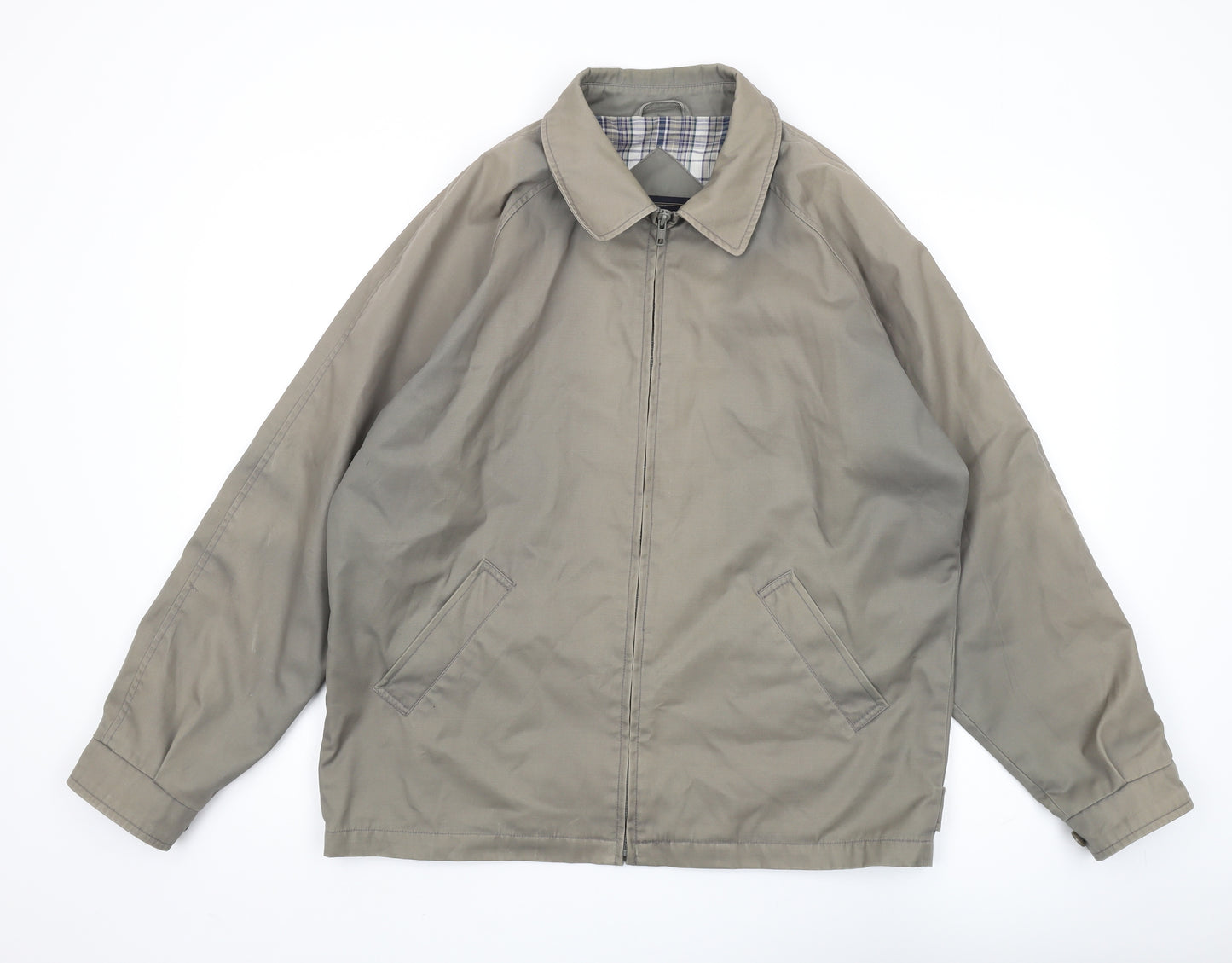 Greenwoods Men’s Beige Bomber Jacket M Regular Casual