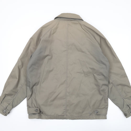Greenwoods Men’s Beige Bomber Jacket M Regular Casual