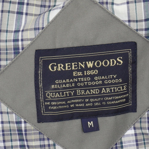 Greenwoods Men’s Beige Bomber Jacket M Regular Casual