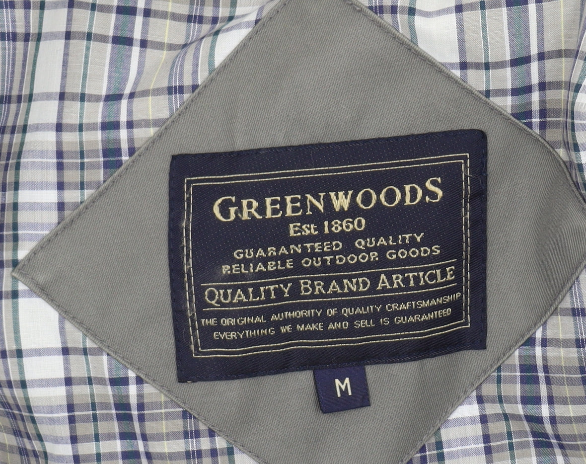 Greenwoods Men’s Beige Bomber Jacket M Regular Casual