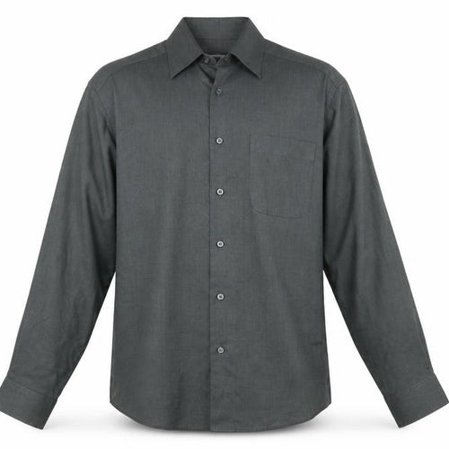 Marks and Spencer Men's Green Vintage Button-Up Shirt, Size 15