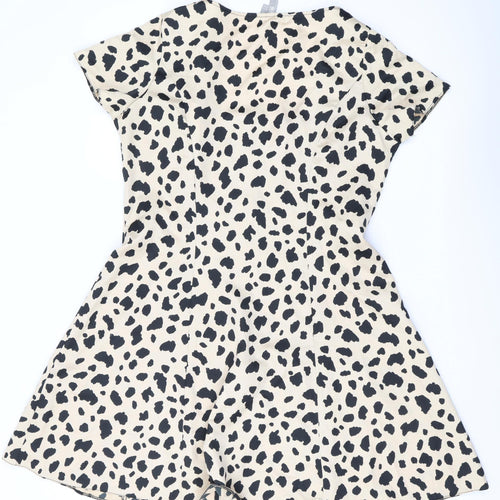 ASOS Women's Animal Print A-Line Dress, Size 14