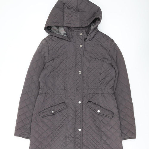 Arabella & Addison Women's Grey Quilted Puffer Jacket