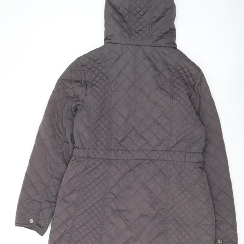 Arabella & Addison Women's Grey Quilted Puffer Jacket