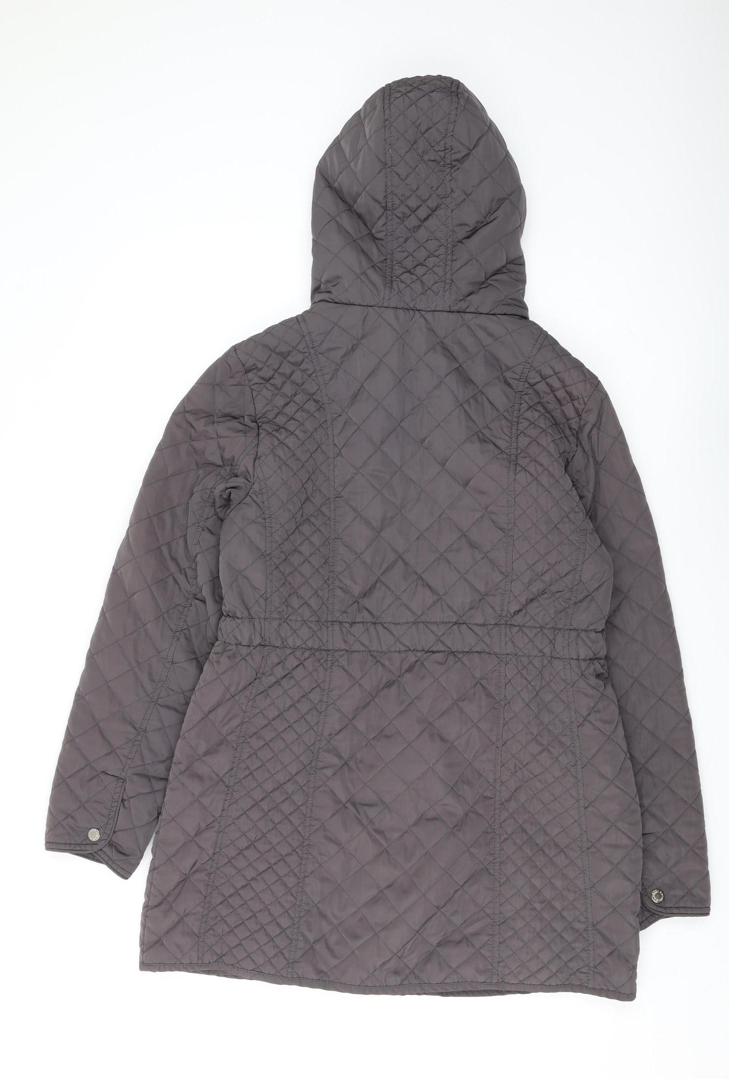 Arabella & Addison Women's Grey Quilted Puffer Jacket