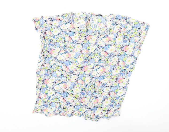 M&Co Women's Floral Viscose Sleeveless Blouse Size 20