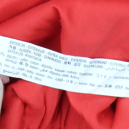 Bershka Women's Red A-Line Short Dress XS