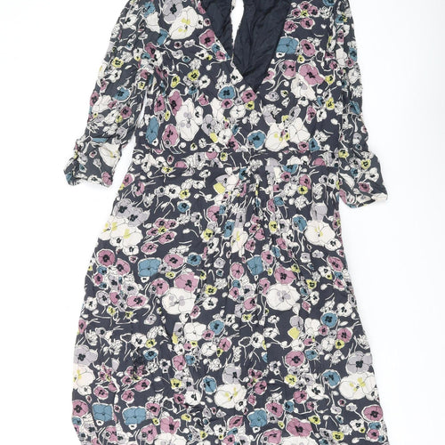 Great Plains Women's Multicoloured Floral Wrap Dress XL
