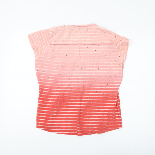 My Favourite Tee Pink Striped Cotton T-Shirt for Teens